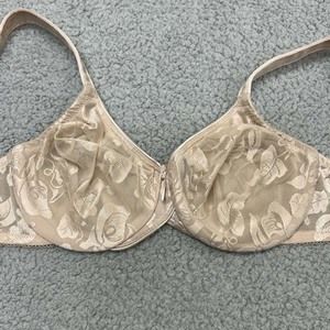Wacoal Bra 32D T-Shirt Bra 85567  Floral Lace awareness